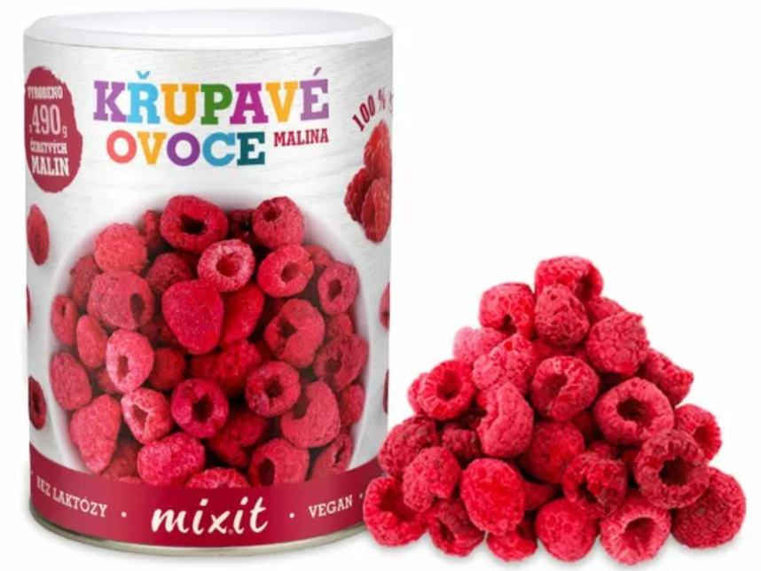 Křupavé ovoce Malina 70 g Mixit